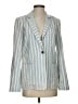 FRAME 100% Cotton Stripes Blue Blazer Size S - photo 1