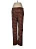 Bar III 100% Polyester Print Red Casual Pants Size M - photo 2