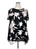 Amana Black Short Sleeve Blouse Size 2X - photo 1