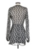Zara Chevron-herringbone Silver Cocktail Dress Size XS - photo 2