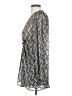Zara Chevron-herringbone Silver Cocktail Dress Size XS - photo 5