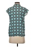 MICHAEL Michael Kors 100% Polyester Teal Short Sleeve Blouse Size XS - photo 2