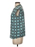 MICHAEL Michael Kors 100% Polyester Teal Short Sleeve Blouse Size XS - photo 5