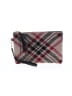 Unbranded Plaid Burgundy Tan Wristlet One size - photo 1