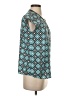 MICHAEL Michael Kors 100% Polyester Teal Short Sleeve Blouse Size XS - photo 4