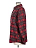 Assorted Brands 100% Polyester Plaid Red Long Sleeve Blouse Size M - photo 5