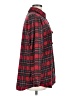 Assorted Brands 100% Polyester Plaid Red Long Sleeve Blouse Size M - photo 4