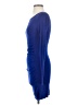 Express Solid Blue Casual Dress Size XS - photo 5