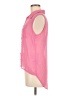 Bongo 100% Polyester Pink Sleeveless Blouse Size M - photo 5