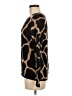 Neiman Marcus 100% Cashmere Animal Print Brown cardigan Size M - photo 5