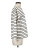 Zara Stripes Ivory Long Sleeve Top Size M - photo 4