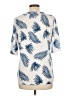 Assorted Brands Tropical Ivory Short Sleeve Blouse Size L - photo 2