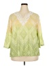 Alfred Dunner Green 3/4 Sleeve Blouse Size 2X - photo 1