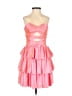 Unbranded Hearts Pink Cocktail Dress Size 4 - photo 1