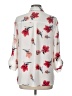 Iz Byer 100% Polyester Floral Ivory 3/4 Sleeve Blouse Size L - photo 2