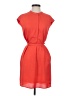 Collective Concepts 100% Polyester Solid Orange Casual Dress Size S - photo 1