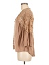 Unbranded Tan 3/4 Sleeve Blouse Size M - photo 5