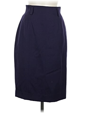 Linda Allard Ellen Tracy Wool Skirt (view 1)
