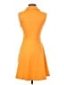 Assorted Brands Solid Orange Casual Dress Size S - photo 2