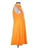 Assorted Brands Solid Orange Casual Dress Size S - photo 4