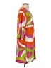 Escapada 100% Rayon Print Orange Casual Dress Size S - photo 4