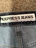 Express Jeans Solid Blue Jeans Size 32 waist - photo 7