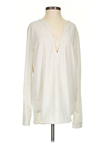 Silence and Noise Long Sleeve Blouse (view 1)