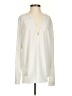 Silence and Noise 100% Polyester Ivory Long Sleeve Blouse Size S - photo 1