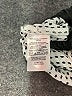 Ann Taylor LOFT 100% Rayon Houndstooth Silver Long Sleeve Blouse Size M - photo 8