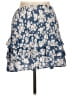 Blue B 100% Rayon Floral Blue Casual Skirt Size L - photo 1
