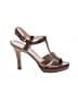 Prada 100% Leather Brown Tan Leather Platform Sandals Size EU 38 - photo 1