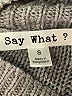 Say What? Gray Turtleneck Sweater Size S - photo 7