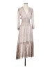 Maje 100% Polyester Ivory Casual Dress Size EU (FR) 34 / US 2 - photo 1