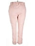 Elevenses Solid Pink Casual Pants Size XL - photo 2