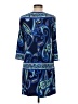 Ali Ro Paisley Blue Casual Dress Size 4 - photo 2