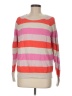 Repeat Cashmere 100% Cotton Stripes Pink Pullover Sweater Size M - photo 1