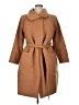 ELOQUII 100% Polyester Tan Coat Size 14 - 16 Plus - photo 1