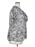 Worthington 100% Polyester Gray Short Sleeve Blouse Size 2X - photo 4