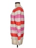 Repeat Cashmere 100% Cotton Stripes Pink Pullover Sweater Size M - photo 5