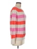 Repeat Cashmere 100% Cotton Stripes Pink Pullover Sweater Size M - photo 4