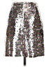 Buddy Love 100% Polyester Metallic Silver Formal Skirt Size S - photo 2