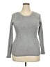 Lane Bryant Silver Gray Pullover Sweater Size 18 - 20 Plus - photo 1