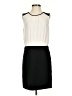 Ann Taylor LOFT 100% Polyester Color Block Ivory Cocktail Dress Size 0 - photo 1