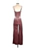 Lulus Metallic Burgundy Pink Jumpsuit Size S - photo 2