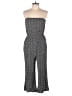Good Luck Gem Tweed Gray Jumpsuit Size L - photo 1