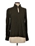 Dea Kudibal Houndstooth Black Long Sleeve Blouse Size S - photo 1