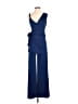 Halston Blue Jumpsuit Size 0 - photo 1