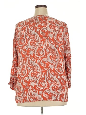 Jones & Co 3/4 Sleeve Blouse (view 2)