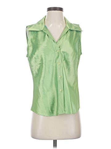 DressBarn Sleeveless Button-Down Shirt (view 1)