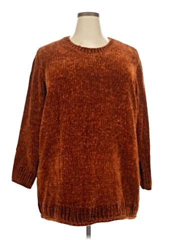 Woman Within Pullover Sweater (view 1)